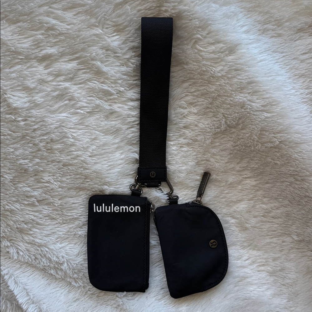 lululemon athletica Black Wristlet Set